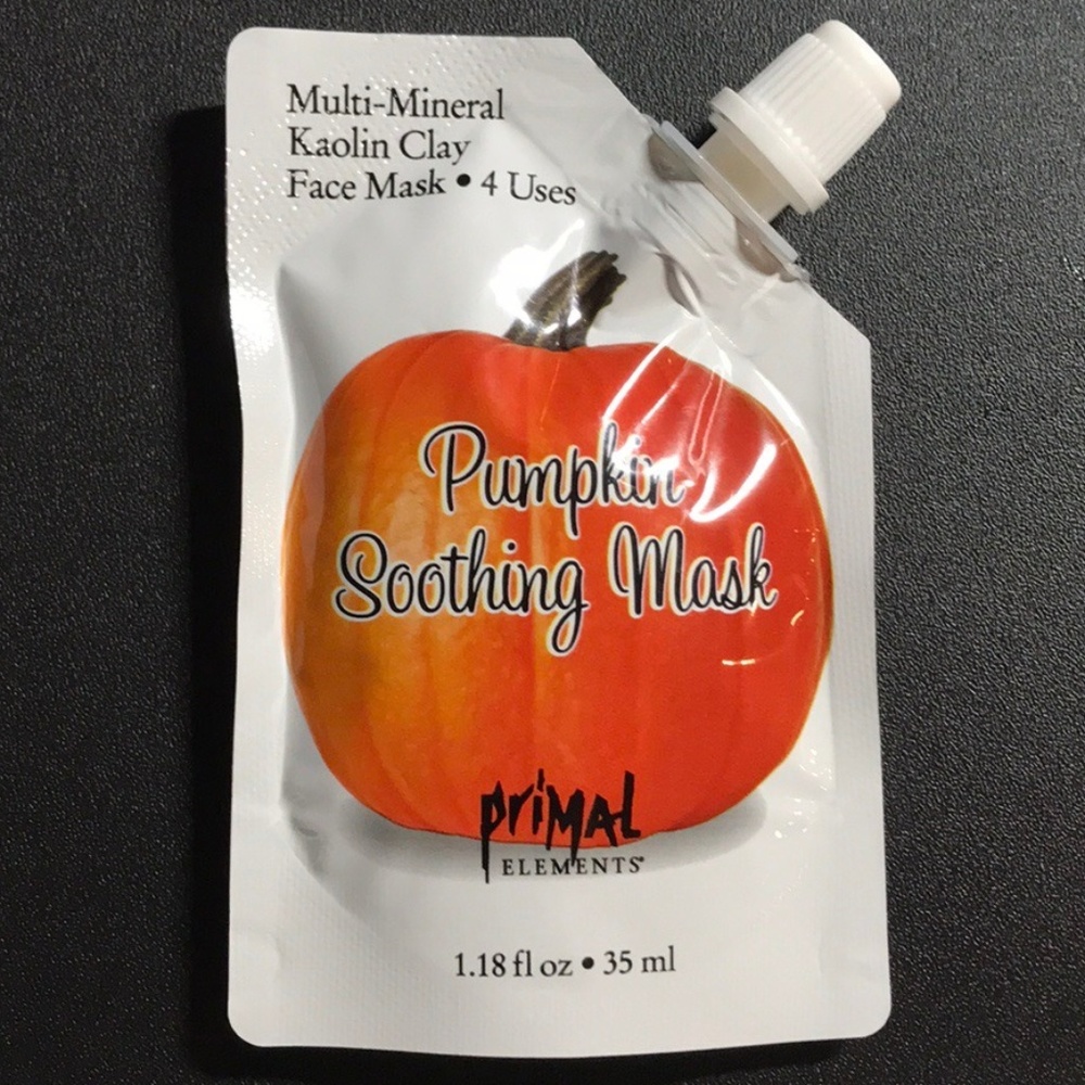 New Primal Elements Pumpkin Soothing Mask